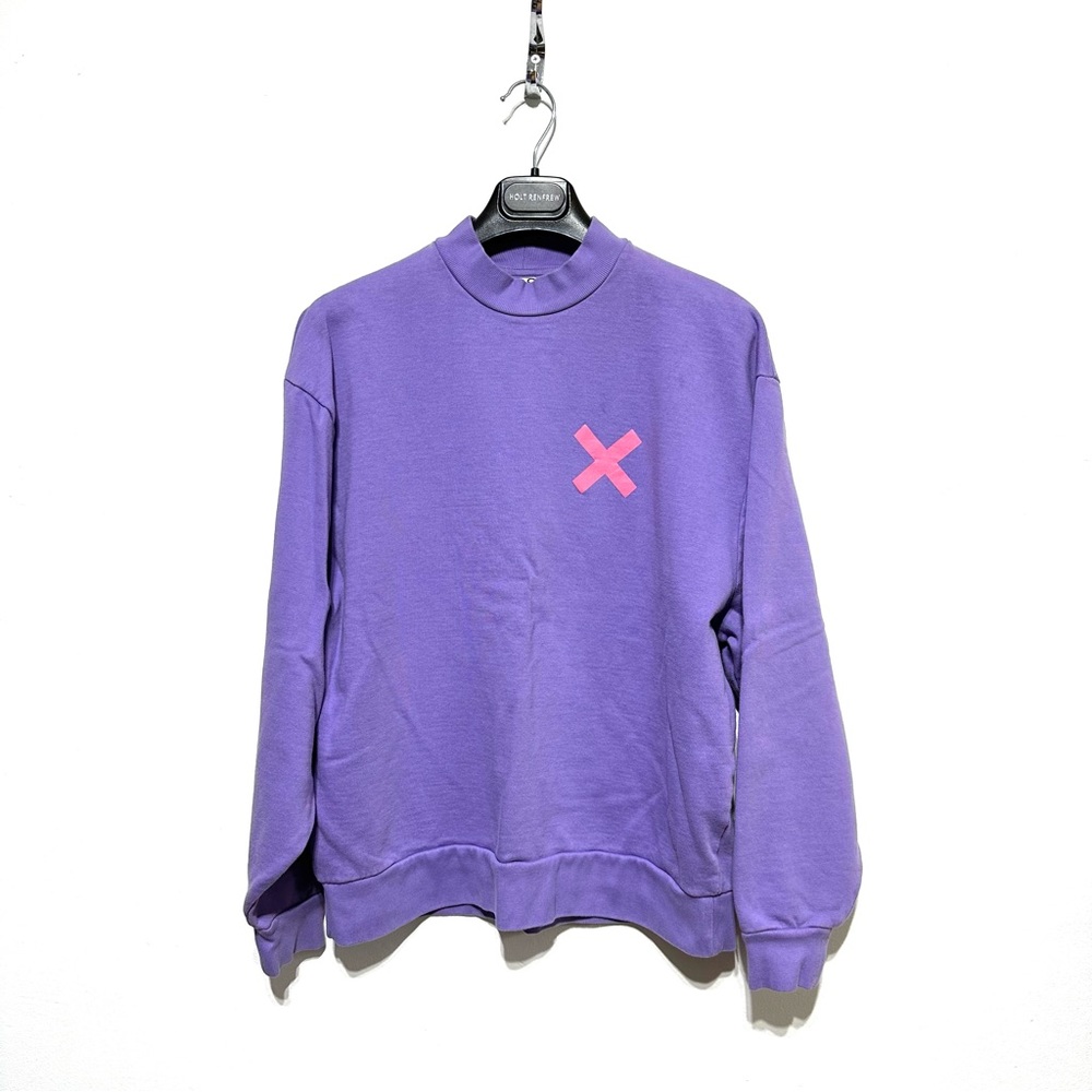 Collusion by ASOS Purple High Neck Boxy Oversized Sweatshirt Size Small